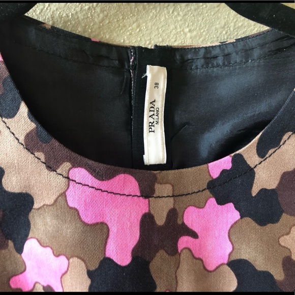 PRADA Camouflage Mini Dress 38 XS $698 - Picture 2 of 8